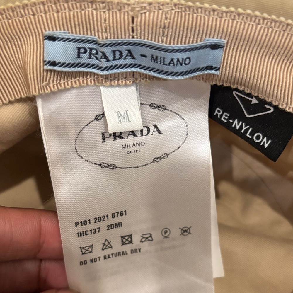 Prada Beige Bucket Hat - Picture 3 of 5